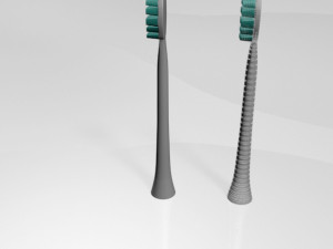 tooth brush head 01 3Dモデル
