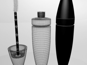 False lash effect mascara 02 3D Model