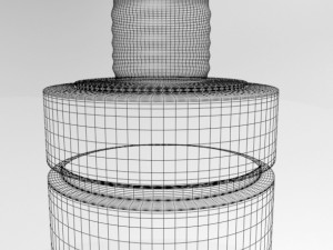 False lash effect mascara 02 3D Model