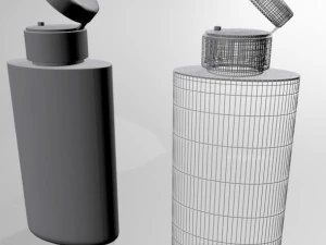 Hair perfector bottle 01 3D Model