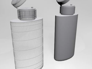 Hair perfector bottle 01 3D Model