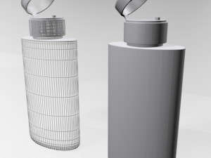 hair perfector bottle 01 3D Model