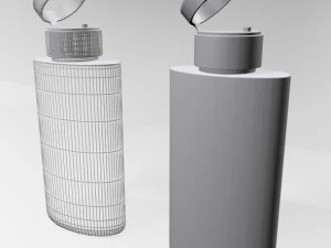 Hair perfector bottle 01 3D Model