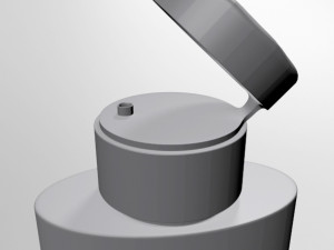 hair perfector bottle 01 3D Model
