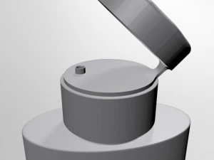 Hair perfector bottle 01 3D Model