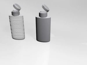 Hair perfector bottle 01 3D Model