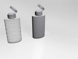 Hair perfector bottle 01 3D Model