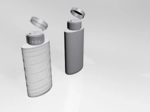Hair perfector bottle 01 3D Model