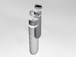hair perfector bottle 01 3D Model