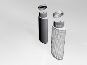 hair perfector bottle 01 3D Model