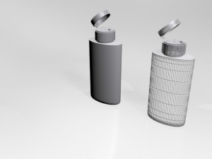 hair perfector bottle 01 3D Model