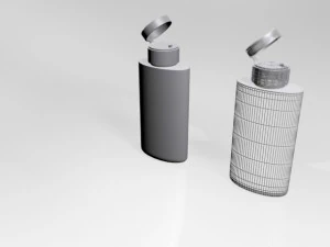 Hair perfector bottle 01 3D Model