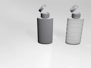 Hair perfector bottle 01 3D Model