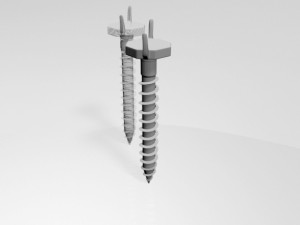 drywall screw 10 3D Model