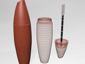 False lash effect mascara 03 3D Model