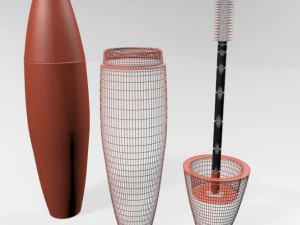False lash effect mascara 03 3D Model