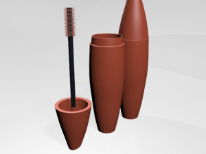 False lash effect mascara 03 3D Модель