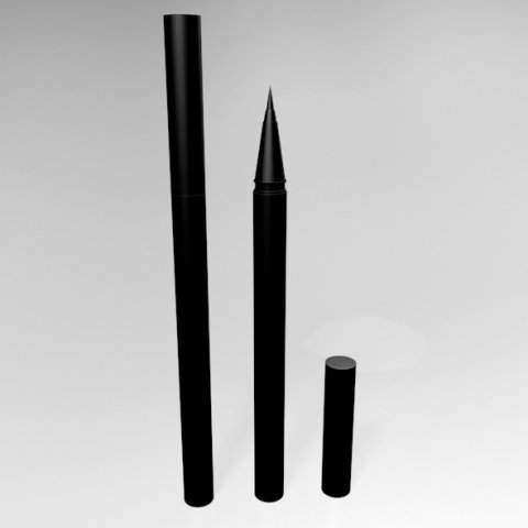 eye liner 01 Model 3D .c4d .max .obj .3ds .fbx .stl .blend 