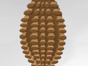 샤워 브러쉬 01 3D 모델