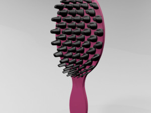 Hair brush 02 3D Model