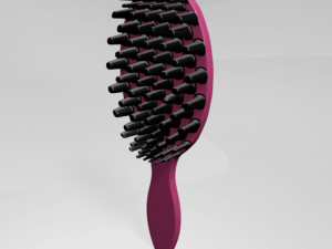 Hair brush 02 3D Model