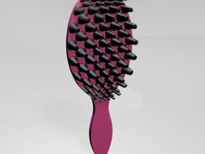 Hair brush 02 3D Model