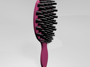 Hair brush 02 3D Model