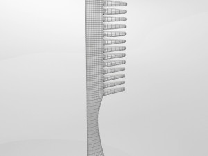 hair comb 01 Model 3D