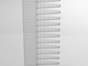 hair comb 01 Model 3D