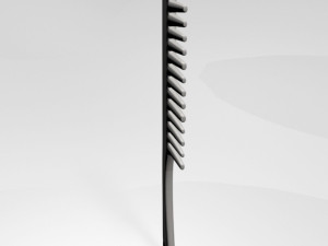 hair comb 01 Model 3D