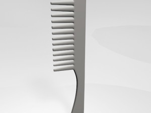 hair comb 01 Model 3D
