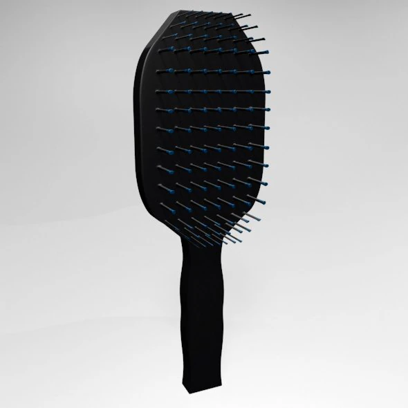 Hair brush 03 3D Model .c4d .max .obj .3ds .fbx .stl .blend