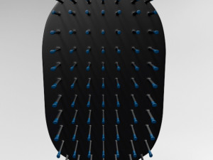 hair brush 03 3D Модель