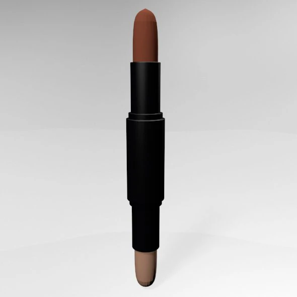 Makeup stick 01 3D Model .c4d .max .obj .3ds .fbx .stl .blend 