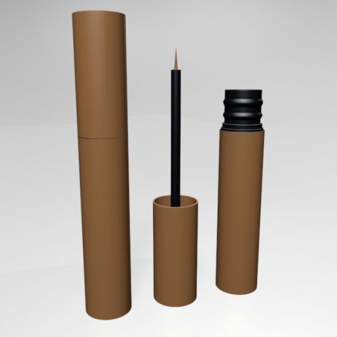False lash effect mascara 04 Modèle 3D .c4d .max .obj .3ds .fbx .stl .blend 