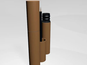 R&iacute;mel com efeito de c&iacute;lios posti&ccedil;os 04 Modelo 3D