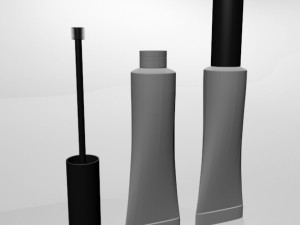 brow glue tube 01 3D Model