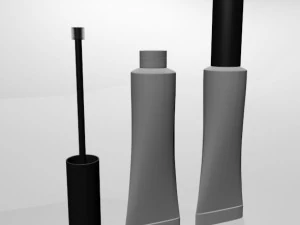 Brow glue tube 01 3D Model