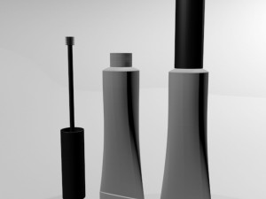 brow glue tube 01 3D Model