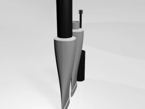 Brow glue tube 01 3D Model
