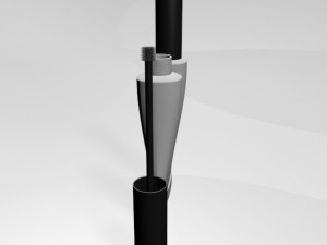 brow glue tube 01 3D Model