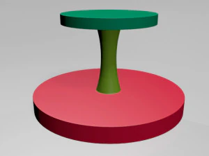 Sit and spin toy 01 3D Model