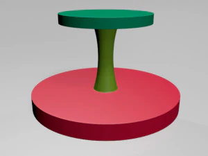 Sit and spin toy 01 3D Model