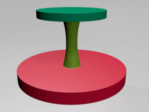 Sit and spin toy 01 3D Model