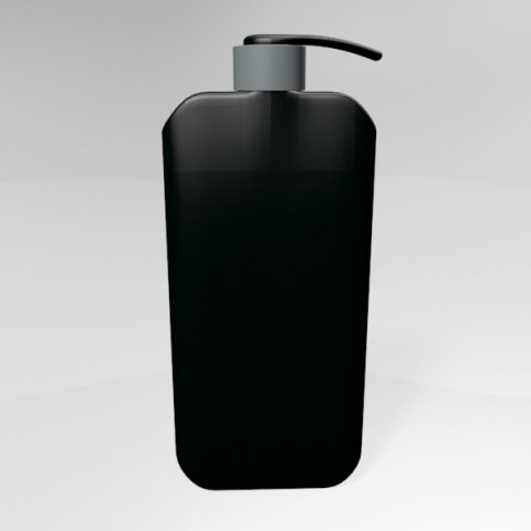 shampoo bottle 01 3D Модель .c4d .max .obj .3ds .fbx .stl .blend 