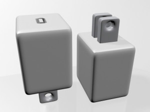 usb-c power adapter 01 3D Model
