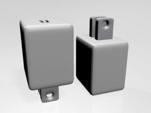 usb-c power adapter 01 3D Model