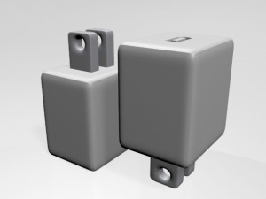 usb-c power adapter 01 3D Model