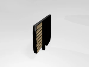Micro sd card 01 3D Model