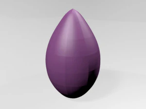 makeup sponge 01 3D Model